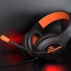 Игровые наушники MEETION Gaming Backlit MT-HP021 с микрофоном и LED подсветкой проводные Black (MT-HP021) - изображение 4
