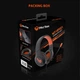 Игровые наушники MEETION Gaming Backlit MT-HP021 с микрофоном и LED подсветкой проводные Black (MT-HP021) - изображение 8