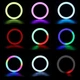 Кольцевая светодиодная цветная лампа RGB LED MJ26 Набор блогера селфи кольцо со штативом 2.1 метр и пульт переключения (333) - изображение 9