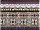 Ткань Трикотаж Французский фигуры цветы кирпичный пог. м. (10288) - изображение 3