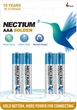 Батарейки Nectium NEC AAA-4B (AAA/LR03) 4 шт Щелочные (6973043880516) - изображение 1