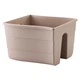 Горшок для поручней Form-Plastic ВОЛНА 11 л бежевый (2488-051) - изображение 1