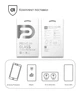 Защитное стекло для Apple iPhone 11 Pro Max/Xs Max, 3D PREMIUM, полноэкранное 3D стекло с рамкой, глянцевое, закалённое, противоударное, ультратонкое, олеофобное покрытие, 9H, стойкость к царапинам, простая установка, полное проклеивание - изображение 3