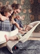 Кресло-шезлонг Baby Bjorn Balance Soft Джерси Бежево-серый хлопковый (5083) - изображение 3