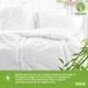 Одеяло бамбуковое всесезонное IDEIA Bamboo 155х210 см, искусственный пух, ткань с бамбуком, антиаллергенное, гипоаллергенное - изображение 3