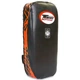 Макивара прямая кожаная тай-пэд Twins Special Heroe 6646 размер 18x38x8см Black-Orange - изображение 1