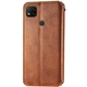 Чехол книжка GETMAN Cubic (PU) для Xiaomi Redmi 9C Коричневый - изображение 5