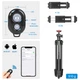 Штатив фірми ZOMEI для фотоапаратів, камер, телефонів - T50 + кріплення і Bluetooth пульт для телефону - зображення 3