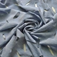 Ткань тюль портьерный однотонный Leaves, шторная ткань, ткань для штор, шторы, портьеры, гардины, ткань гардинная V-102 деним м.п. - изображение 1