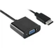 Переходник адаптер DisplayPort - VGA Black (6248) - изображение 2