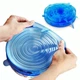 Універсальний набір кришок для зберігання їжі Super stretch silicone lids&nbsp;№D06-33Силіконові універсальні кришки Super stretch silicon - зображення 10