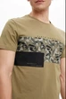 Футболка Defacto з камуфляжним принтом XL Хакі (DeF T-shirt -7033-3) - зображення 3
