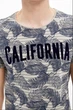 Футболка Defacto з листяним принтом California XL Сіра (DeF T-shirt -7016-3) - зображення 4