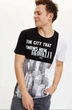 Футболка Defacto The city that knows how Brooklyn XL Чорно-біла (DeF T-shirt -7024-3) - зображення 1