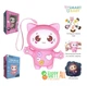 Интерактивная игрушка музыкальный котенок повторюшка с функцией ночника Smart Baby Link-link Сat Розовый (G0160) - изображение 1