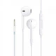 Наушники с микрофоном для Apple iPhone 3.5 mm Headphone Plug проводные - изображение 1