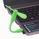 Портативный гибкий USB мини-вентилятор Portable Mini Fan Зеленый - изображение 1
