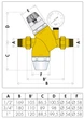 Редуктор давления Caleffi DN 1/2" мембранный с фильтром тонкой очистки (535140) - изображение 2