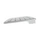 Беспроводная клавиатура UKC BK-3001 Wireless Keyboard Bluetooth тонкая портативная блютуз универсальная совместимость Android iOS Windows тихие клавиши компактный дизайн энергосберегающая удобна для работы и путешествий Silver - изображение 5