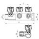 Коллектор вентильный с фитингом KOER KR.1121-3 3/4”x3 WAYS (KR2651) - изображение 2
