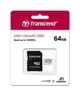 Карта памяти Transcend microSDXC 64GB UHS-I U1 C10 A1 (TS64GUSD300S-A) с SD-адаптером - изображение 2
