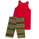 Костюм: Туника с леггинсами Losan Junior girls (414-8013AB/223) Красный с зеленым 8 Years-128 см - изображение 2