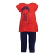 Костюм: Туника с леггинсами Losan Kids girls (416-8025AD/509) Красный с синим 4 Years-104 см - изображение 1