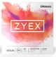Струны для скрипки D'ADDARIO ZYEX VIOLIN STRING SET 4/4 MEDIUM TENSION (Silver D) - изображение 1