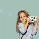 Детский фотоаппарат-генератор для мыльных пузырей Bubble Camera Коровка - изображение 4