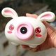 Детский фотоаппарат-генератор для мыльных пузырей Bubble Camera Зайчик - изображение 2