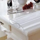 Мягкое стекло Силиконовая защитная скатерть Soft Glass 1.6х1.0 м (толщина 2мм) Прозрачная - изображение 10
