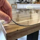 Мягкое стекло Силиконовая защитная скатерть для мебели Soft Glass 1.3х1.0 м (толщина 1.5мм) Прозрачная - изображение 3