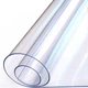 Мягкое стекло Силиконовая защитная скатерть для мебели Soft Glass 1.0х1.0 м (толщина 1.5мм) Прозрачная - изображение 5