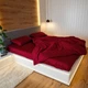 Простынь сатин 230х250 бордо NaviHome (1SS-M-R) - изображение 1