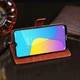 Чехол Idewei для Doogee X90 книжка кожа PU с визитницей коричневый - изображение 4