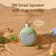 Портативная колонка BASEUS Chinese Zodiac Wireless Speaker Snake E06 Зеленая - изображение 6