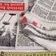 Креп для штор английская газета на сером фоне, ш.280 (31610.009) - изображение 2