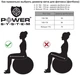 М'яч для фітнесу та гімнастики Power System PS-4012 Pro Gymball 65 см Black (4012BK-0) - зображення 5