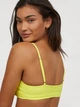 Верхняя часть купальника женская H&M 060811907 40 Неоново-желтая (OS_6666000136688) - изображение 2