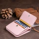 Маленький кошелек на кнопке женский ST Leather Розовый 2968-87951 - изображение 8
