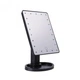 Зеркало для макияжа настольное с подсветкой Magic 988 Black косметическое LED 22 диода 10-х увеличение вращение на 360° (35642/2 SH) - изображение 4