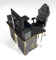 Геймерский игровой стол ZEUS IGROK-3 черный+желтый - изображение 3
