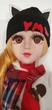 Шарнирная кукла BJD с 3D глазами и длинными желтыми волосами, 60см - изображение 3