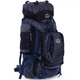 Рюкзак туристический 2в1 V-90 л 70x40x25см 30x20x12см COLOR полиэстер нейлон черно-синий LIFE 159 - изображение 1