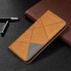 Чехол-книжка с кармашками UniCase Geometric Pattern для Samsung Galaxy A32 (А325) - Brown - изображение 5