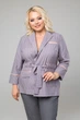 Пиджак "Креатив" (серый/клетка) 50 (XL) - изображение 1