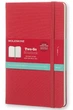 Блокнот Moleskine Two-Go 11,5 х 17,5 см червоний - изображение 1