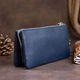 Женский кожаный кошелек ST Leather 19248 Синий - изображение 5