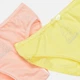 Детские трусы-слипы для девочки Lulu Castagnette Slip X3 Enfant Fille Lulu 83890483-2 110-116 см Белый/Розовый/Жёлтый (3349610012407) - изображение 3