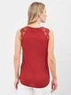 Майка H&M M бордовый 17037814610 - изображение 2